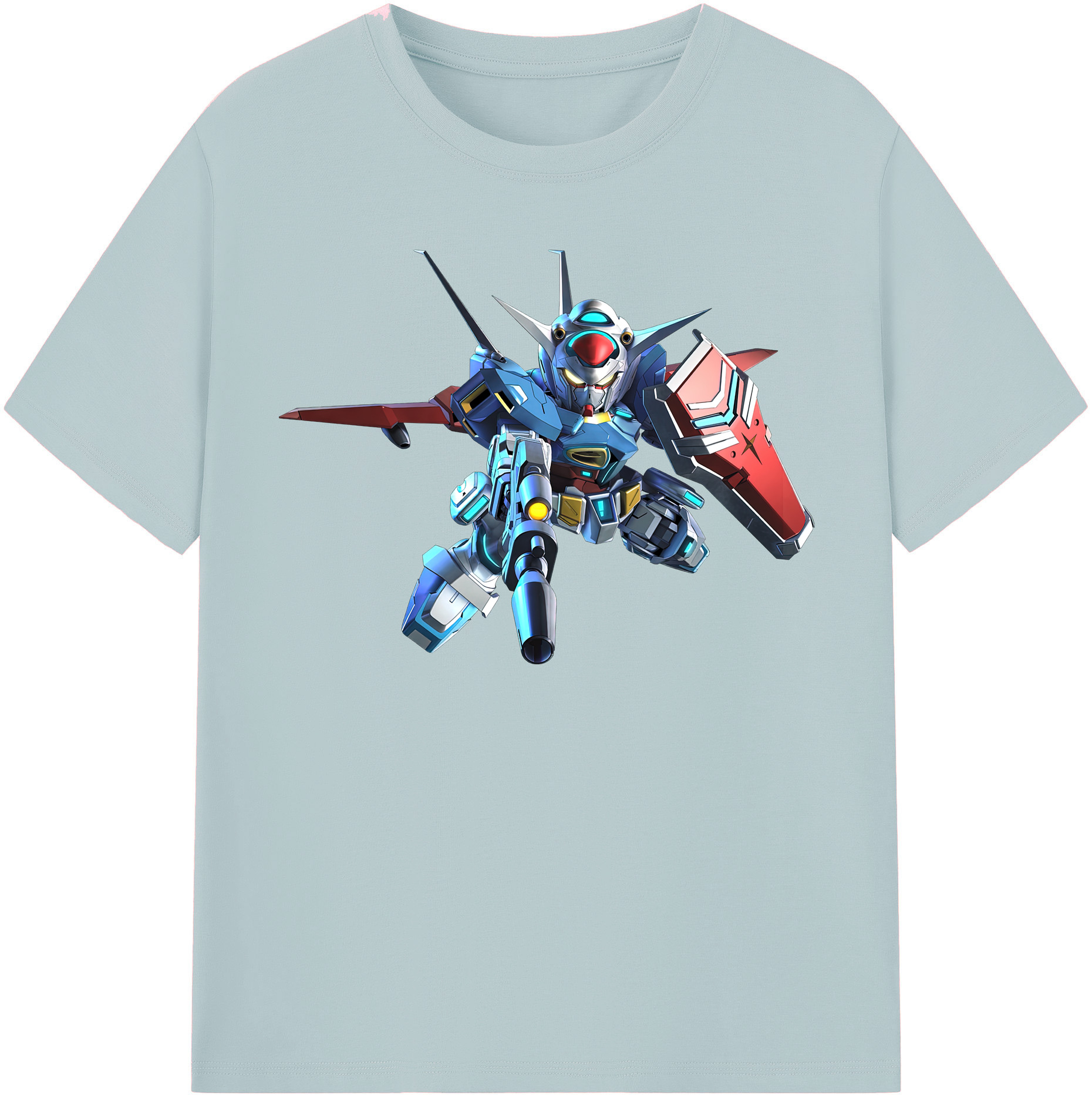 （画像用） 機動戦士ガンダム Mobile Suit Gundam 綿100％半袖Tシャツ（フロントプリント）